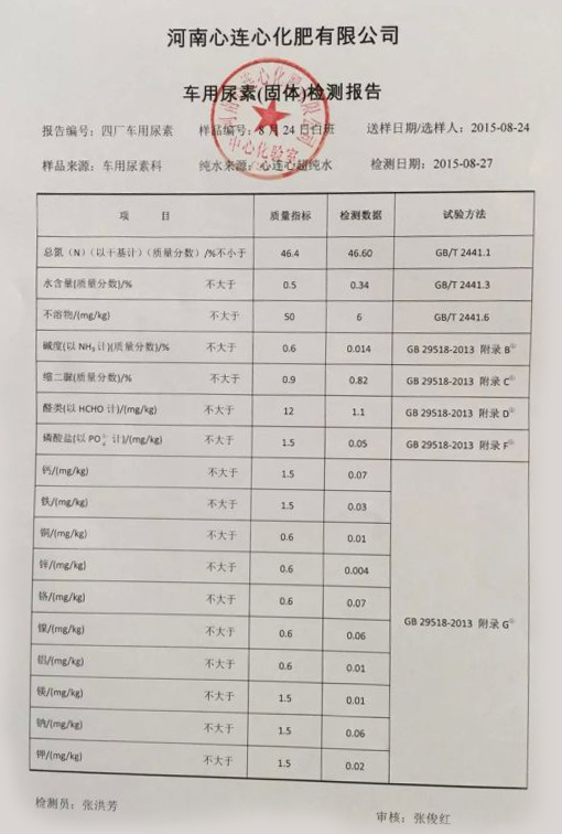心連(lián)心車用尿素原(yuan)料